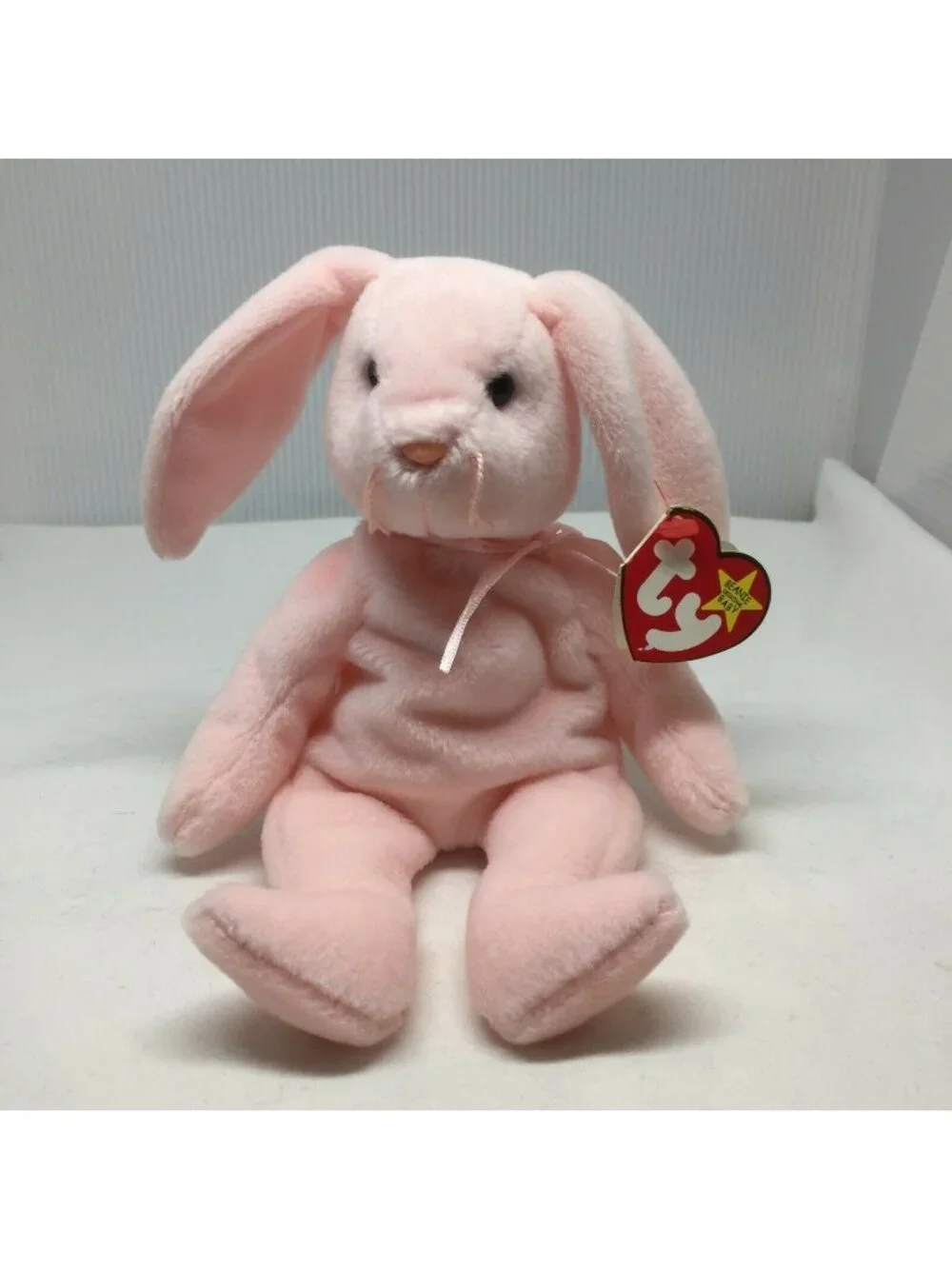 Ty Beanie Baby Hoppity Bunny Plush Stuffed Animal Retired With Tag April 3 1996